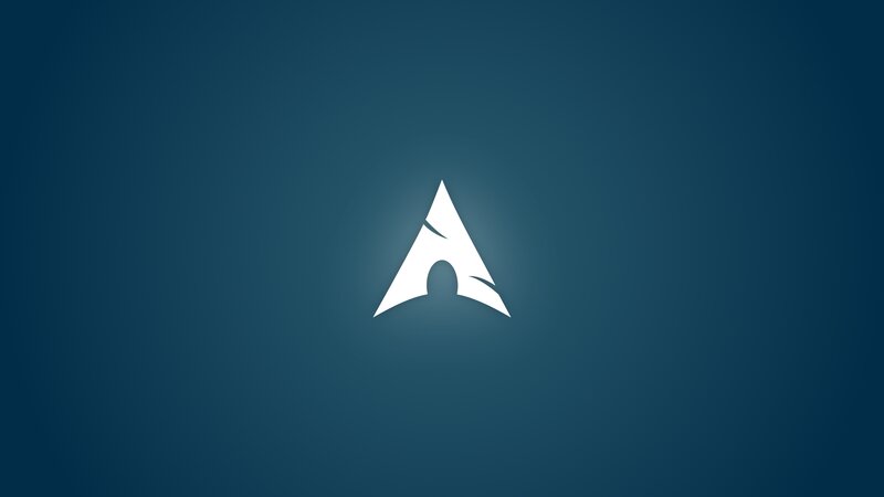 Arch Linux Logo — Blue, Calm