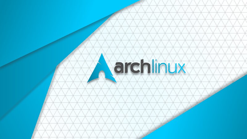 Arch Linux Logo — Blue, Clean, Modern
