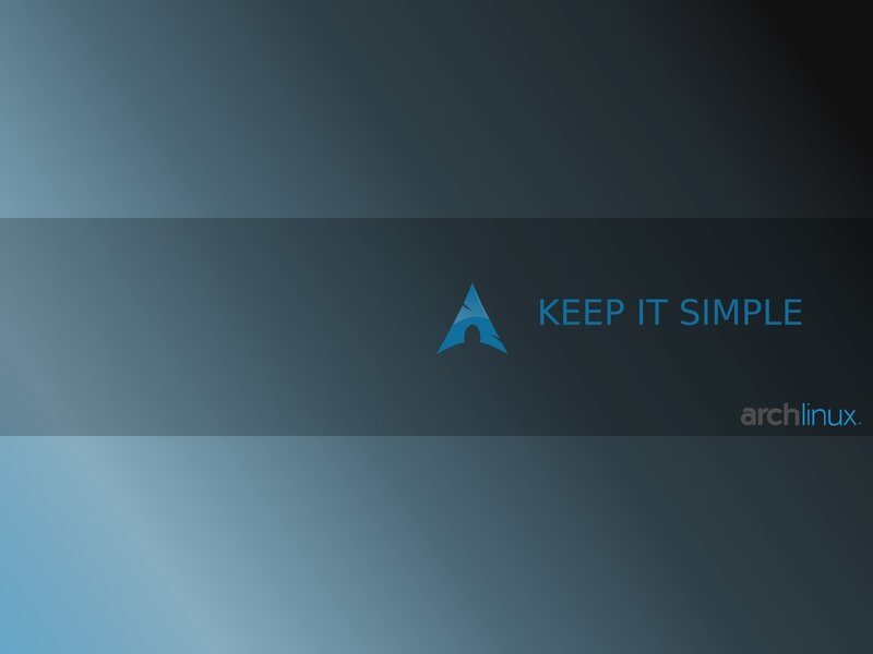 Arch Linux Logo — Blue