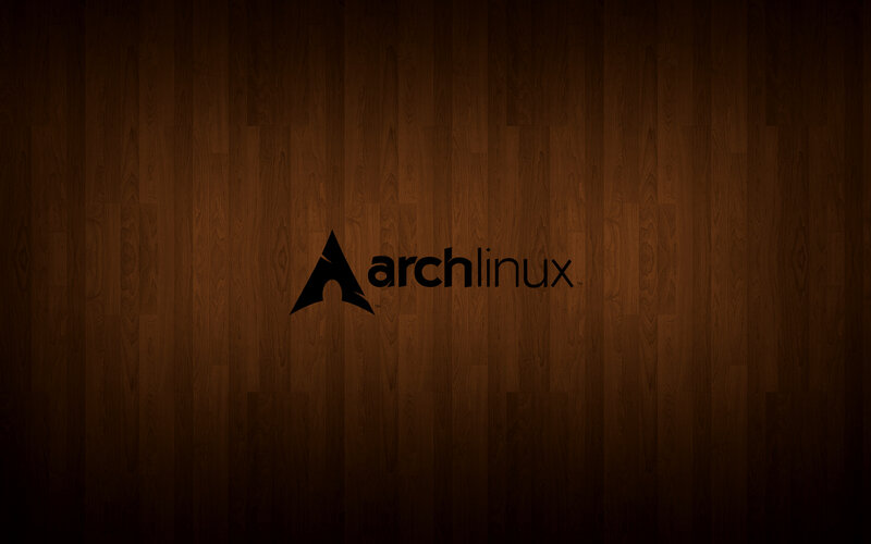 Arch Linux Logo — Brown