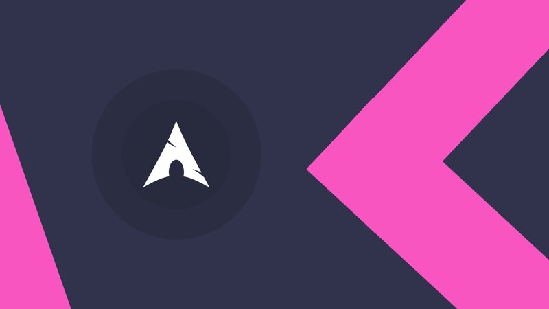 Arch Linux Logo — Dark Blue