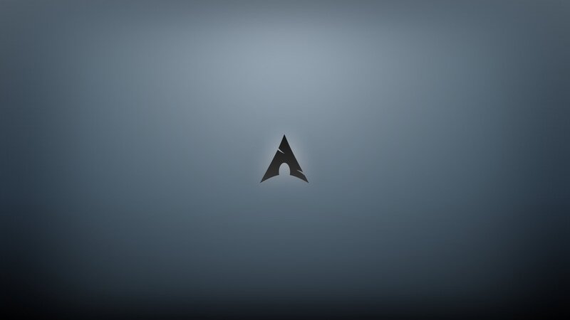 Arch Linux Logo — Gray, Neutral