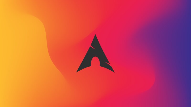 Arch Linux Logo — Orange
