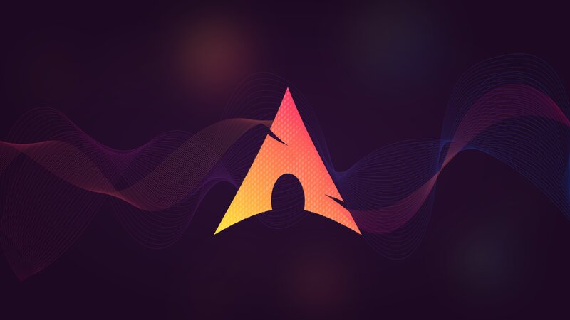 Arch Linux Logo — Purple