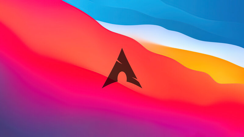Arch Linux Logo — Red