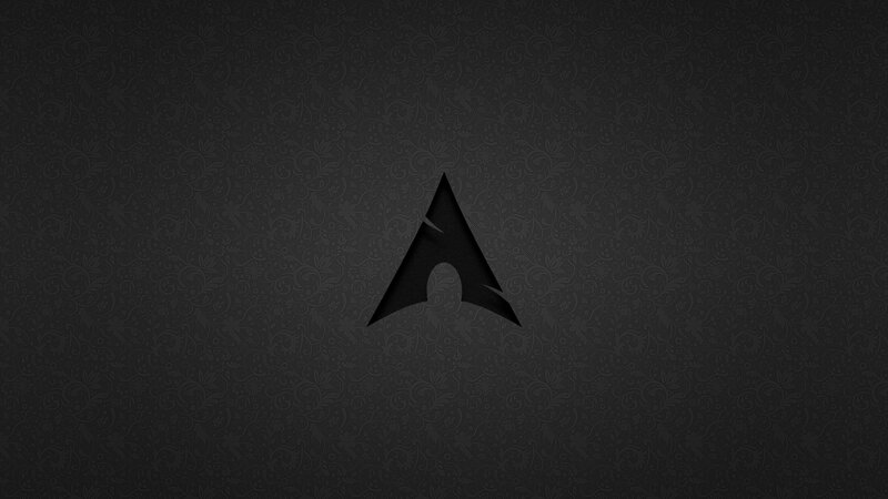 Arch Linux logo wallpaper