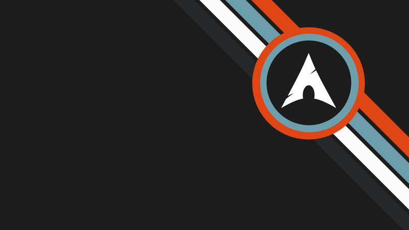 Arch Linux logo wallpaper