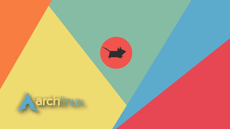 Arch Linux Logo — Yellow, Colorful