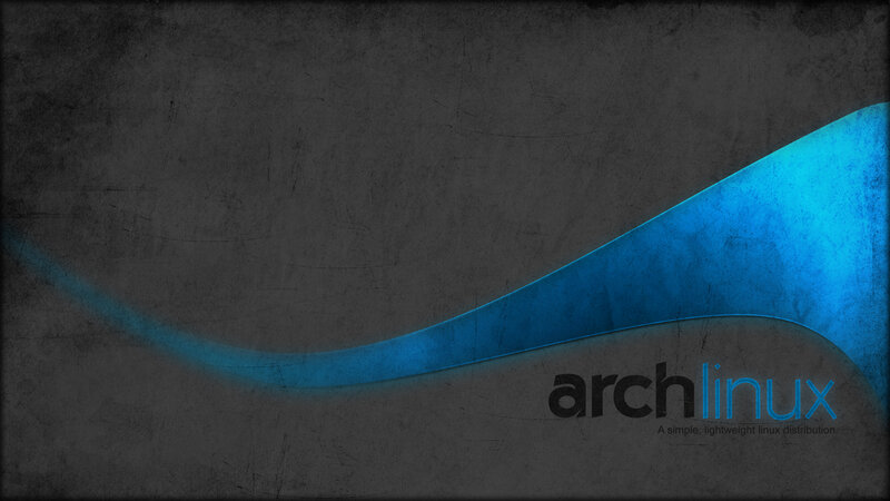 Arch Linux promotional wallpaper