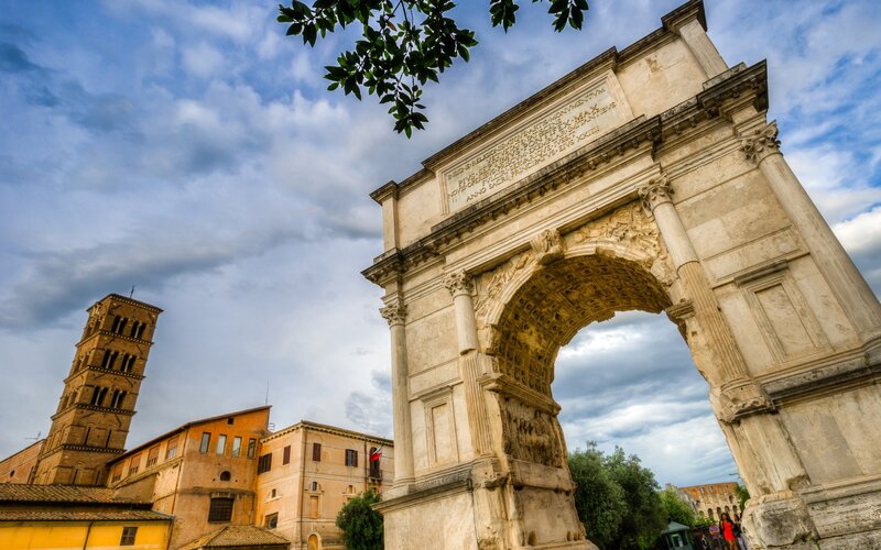 Arch of Constantine — Blue