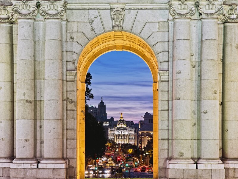 Arch of Triumph in Madrid