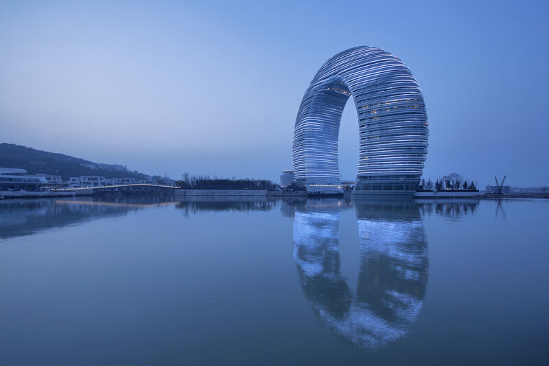 Arch-shaped Building