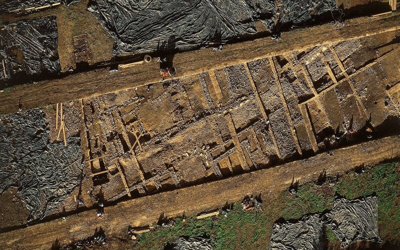 Archaeological Excavation Site — Brown