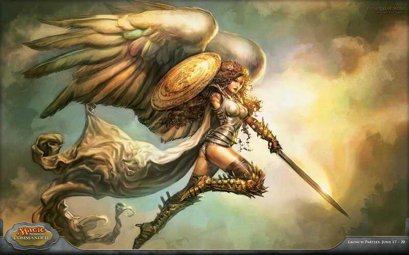 Archangel of Strife in battle