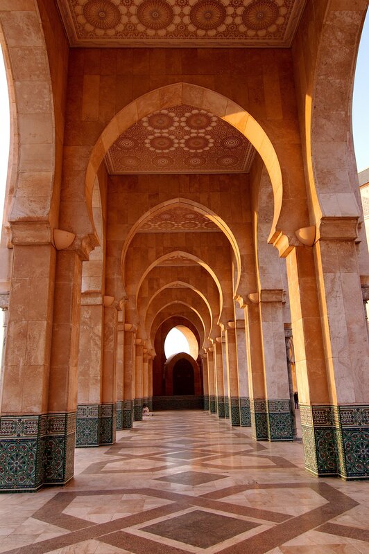 Arched Corridor Interior