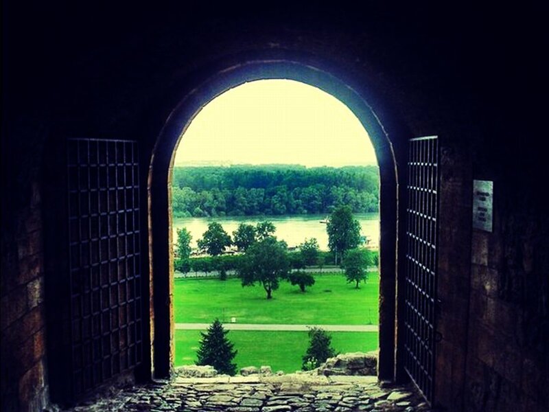 Arched Gate View
