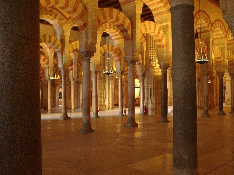 Arched Hall with Columns