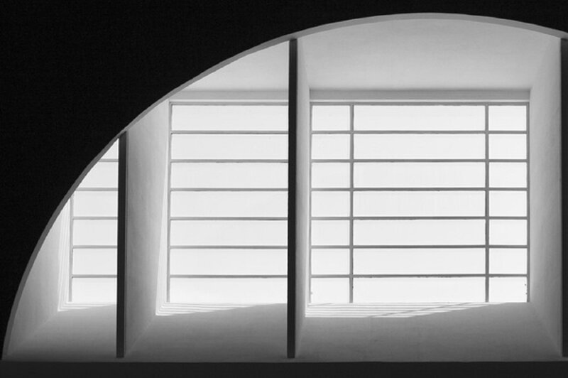 Arched Windows in Building