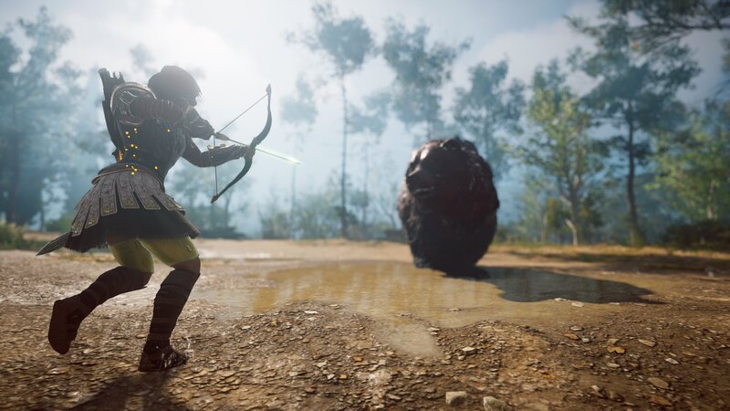 Archer Aiming at Bear