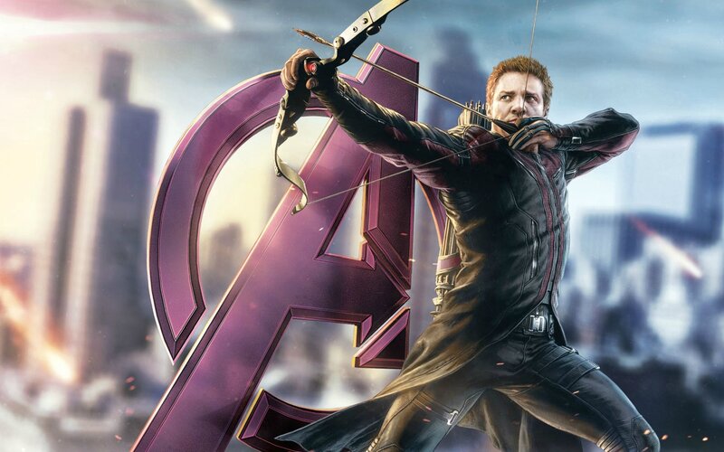 Archer Aiming Bow — Purple, Dramatic