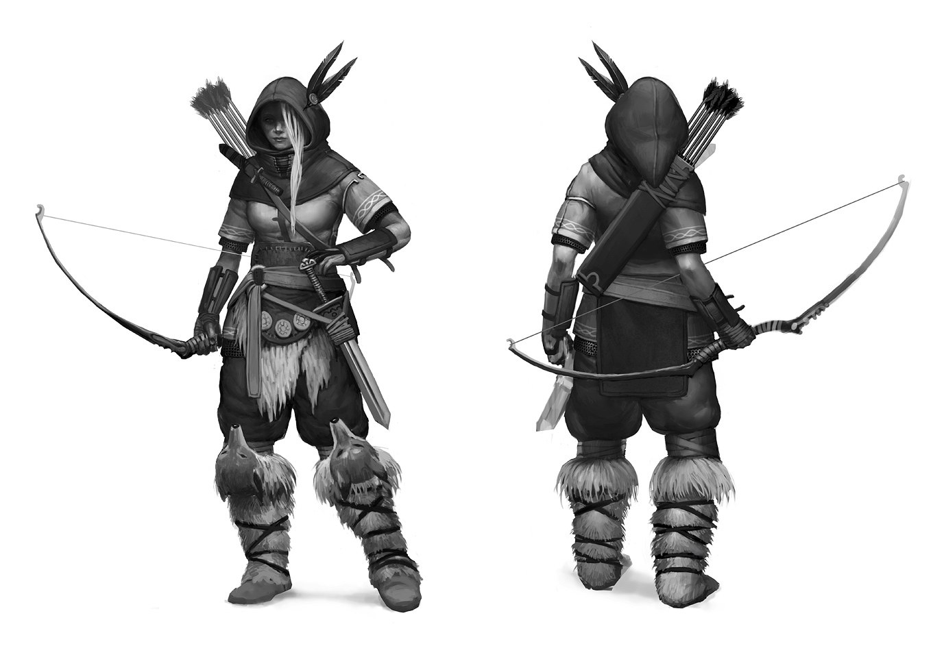 archer character concept art