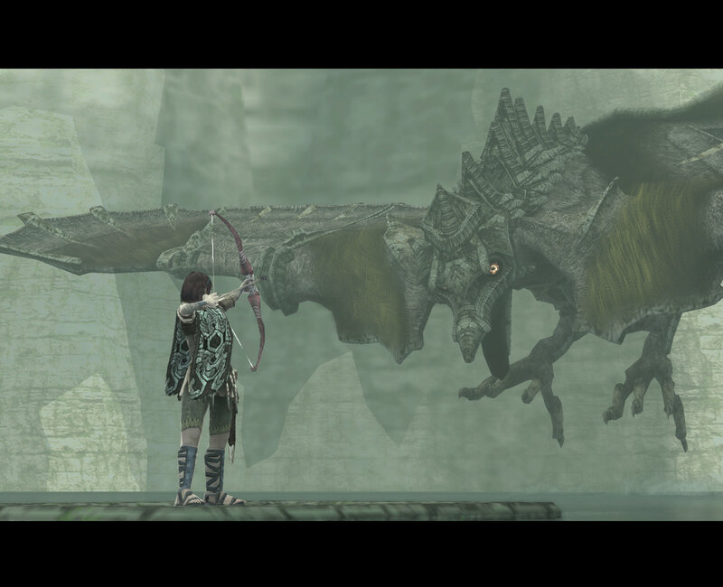 Archer Facing Dragon — Gray