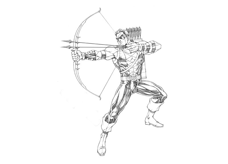 Archer in Action Pose