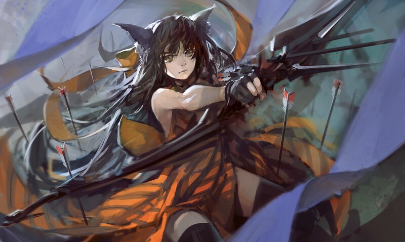 archer in battle