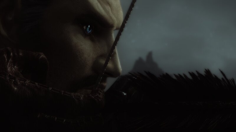 archer in dark armor