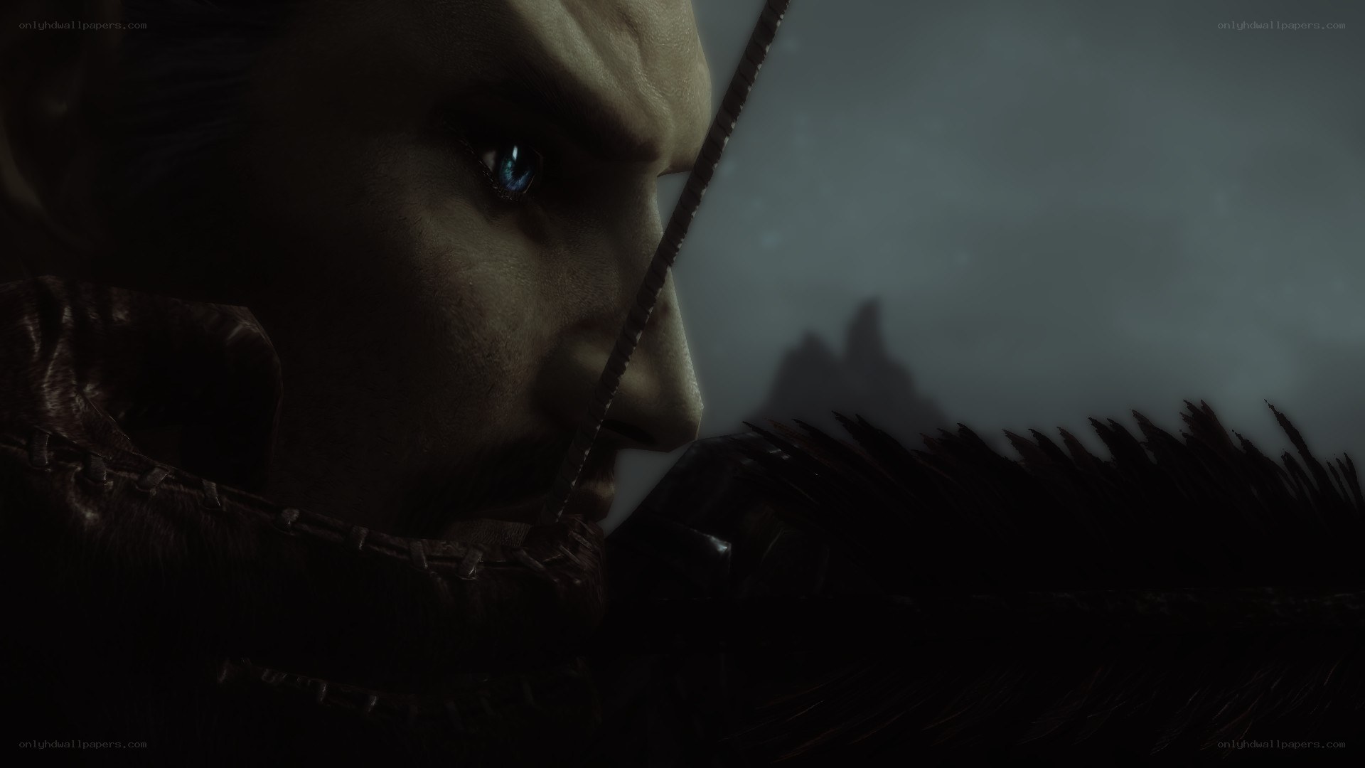 archer in dark armor