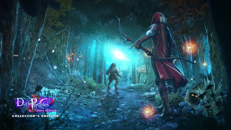 Archer in Dark Forest — Blue