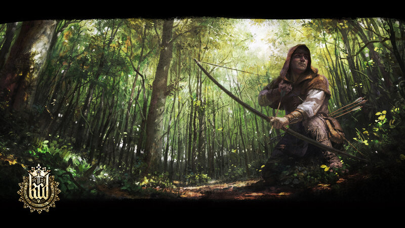 Archer in Forest — Green, Dramatic, Afternoon