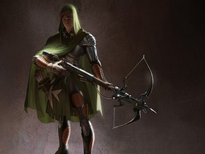 Archer in Green Cloak — Dramatic