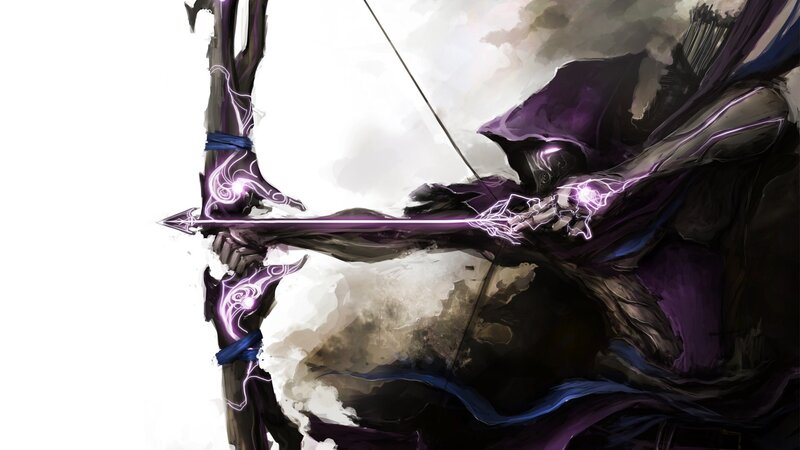 Archer in Purple Cloak — Dramatic
