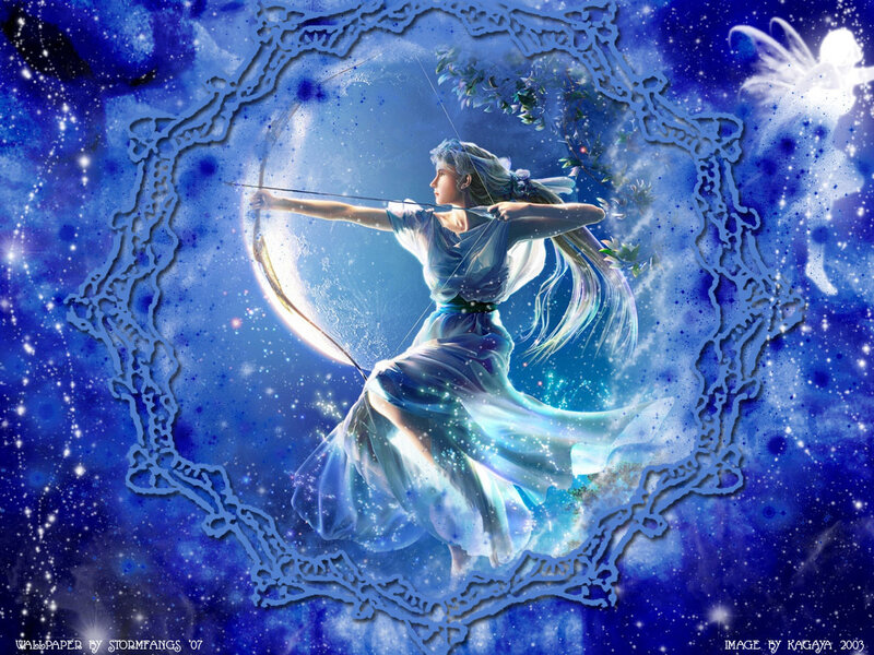 archer in starry night