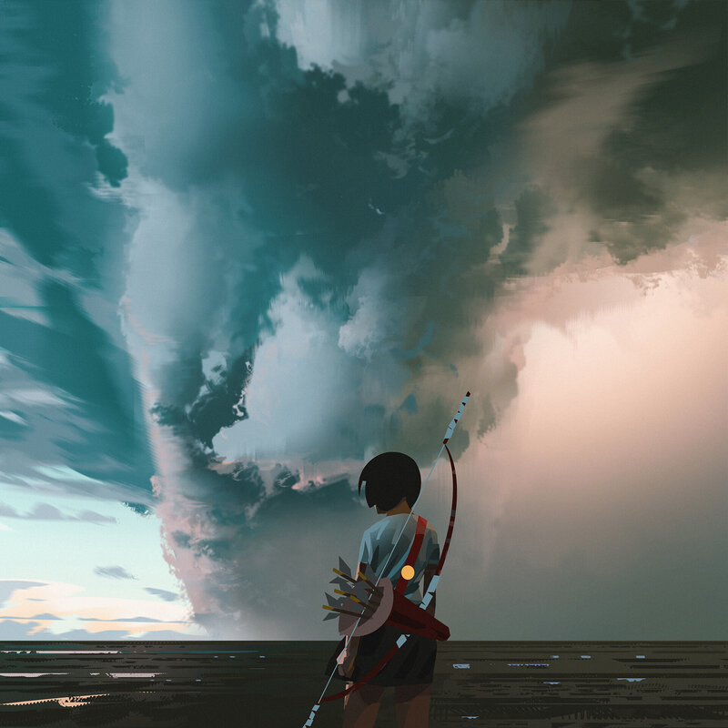 Archer in Storm