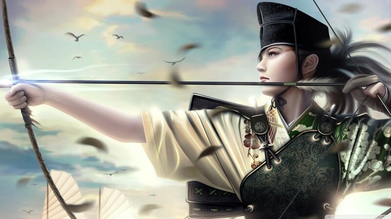 archer in traditional armor