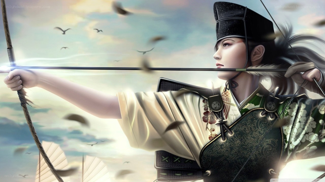 archer in traditional armor