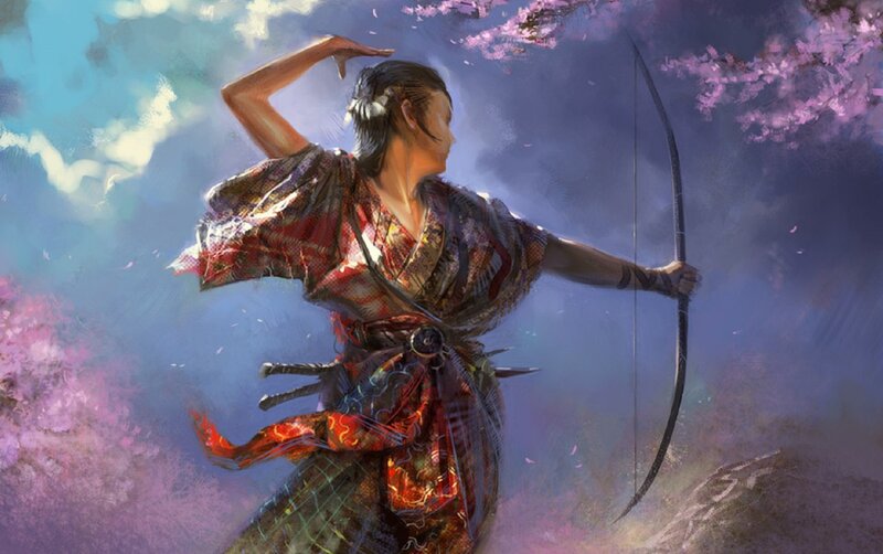 Archer in Traditional Clothing