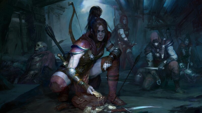 Archer Looting Coins
