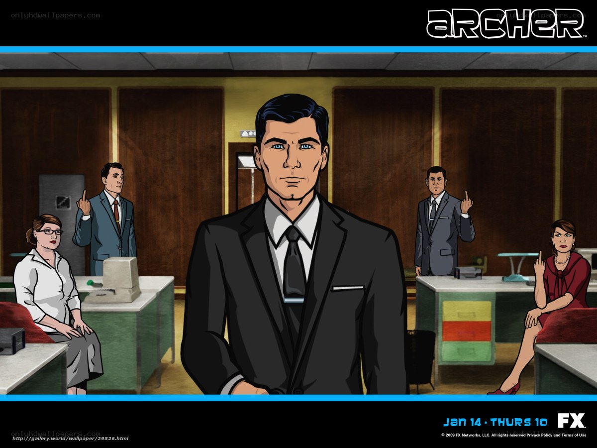 Archer office scene