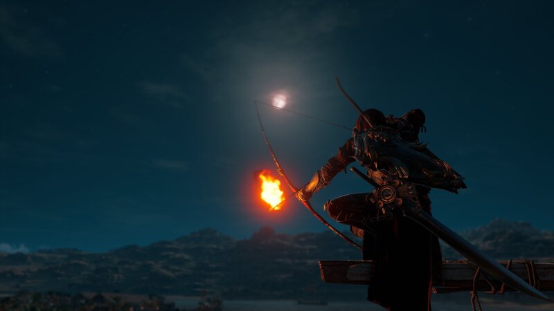 Archer on a Boat