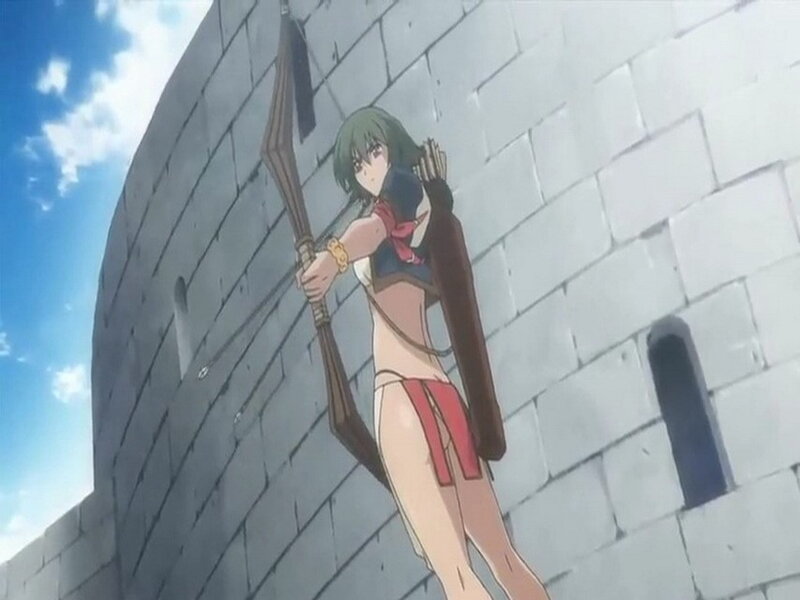 archer on a castle wall