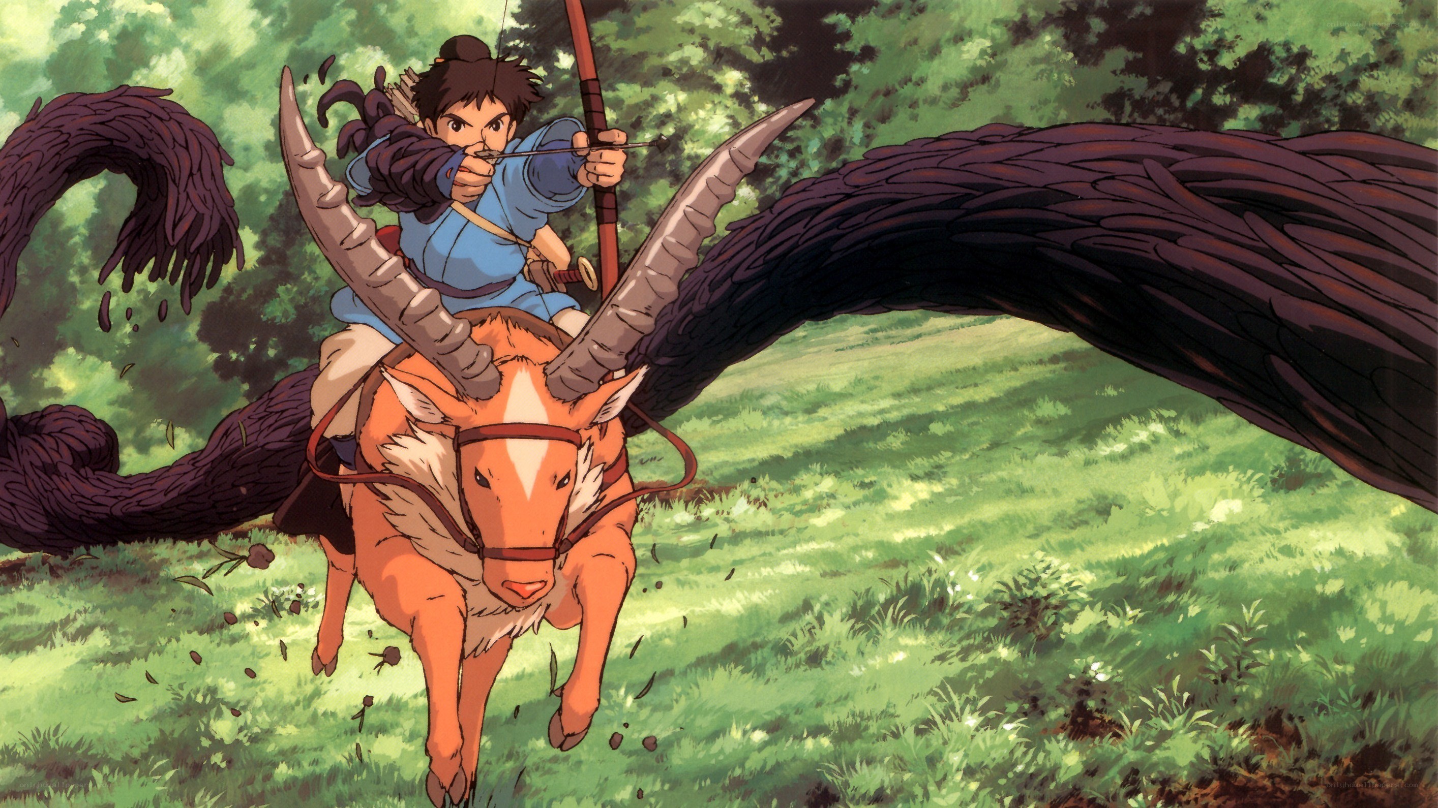 archer on a mythical creature