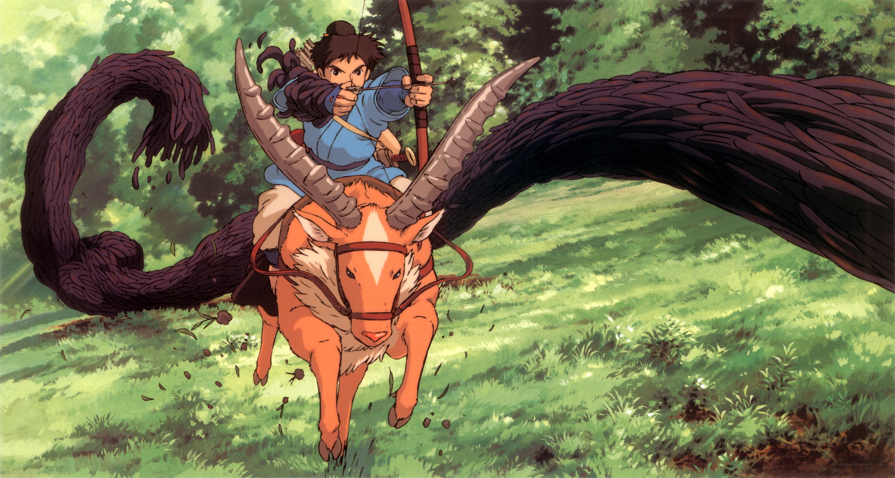 archer on a mythical creature