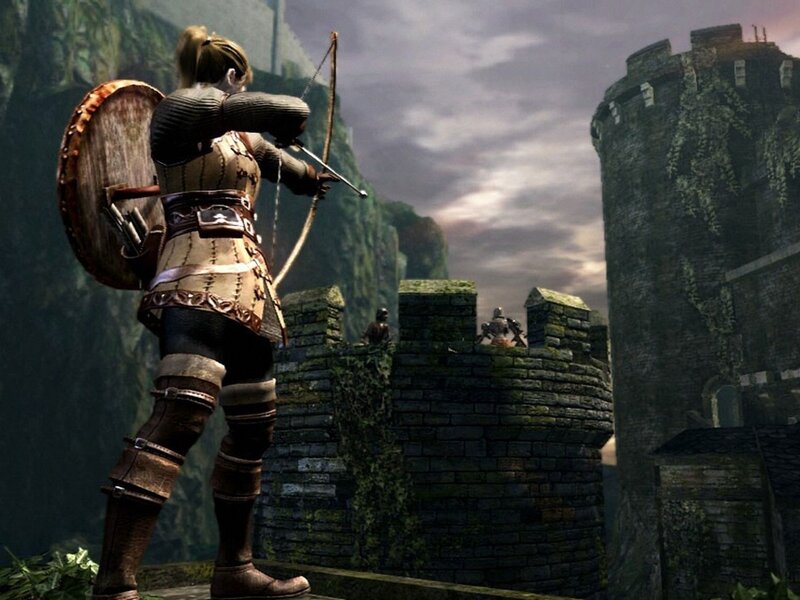 Archer on Castle Wall