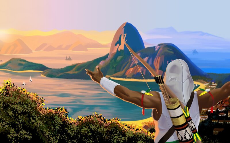 Archer on Hillside