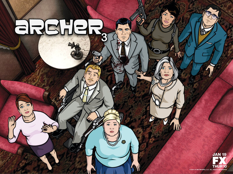 Archer Season 3 promotional art