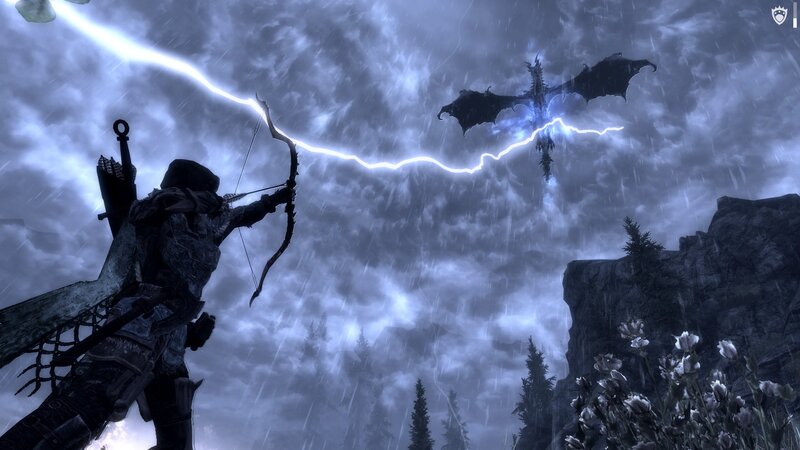 Archer Shooting at Dragon