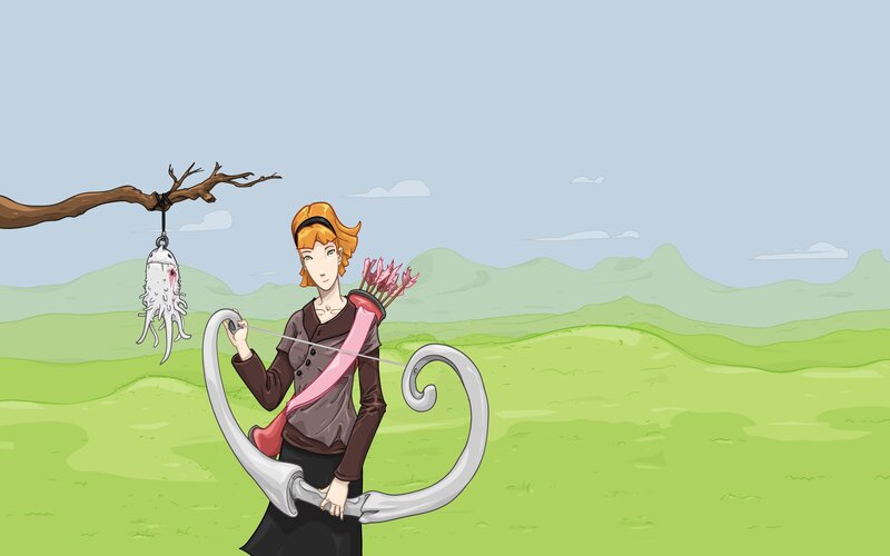 archer with a bow